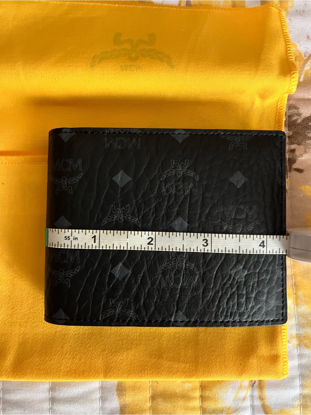 MCM Black Leather Bi-Fold wallet. ๐ฏ authentic - Picture 10 of 13